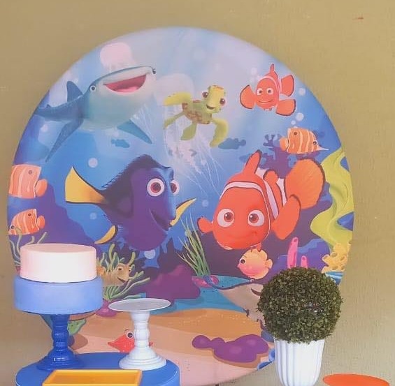 Painel Sublimado Nemo - Kecafestas 