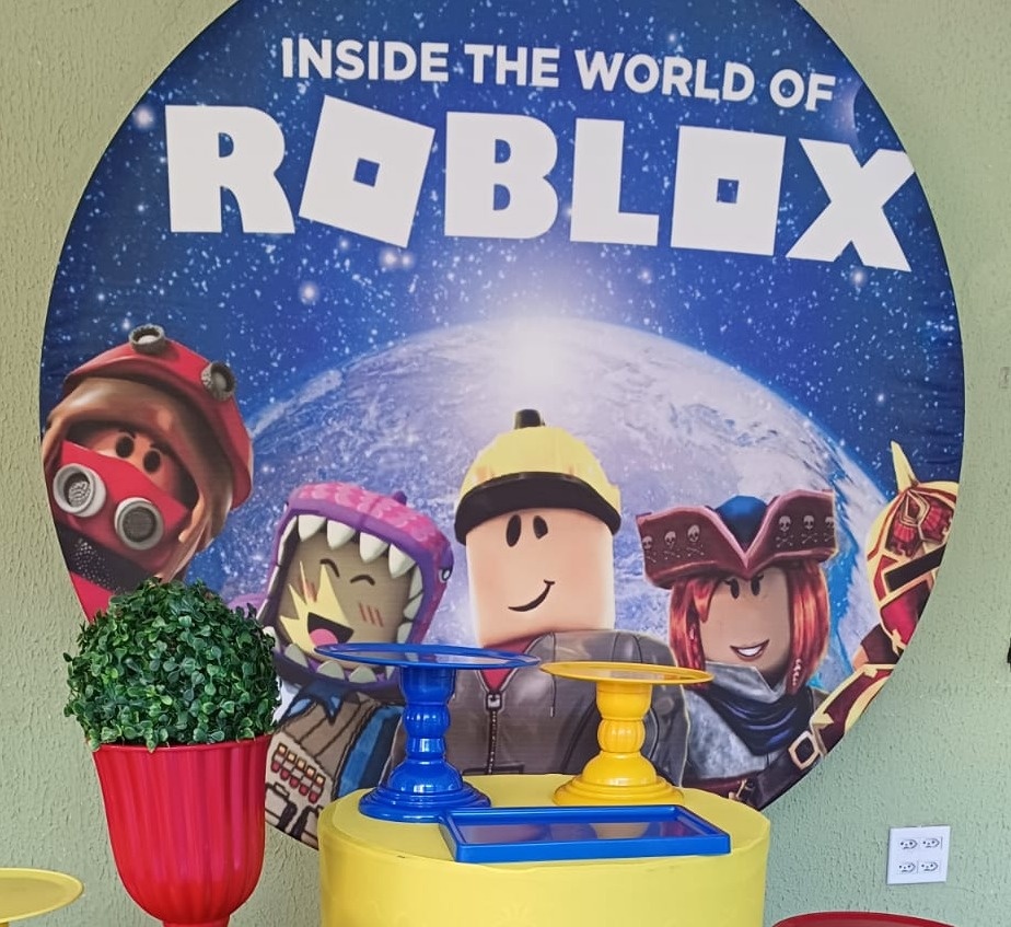 Painel Sublimado Roblox  - Kecafestas 