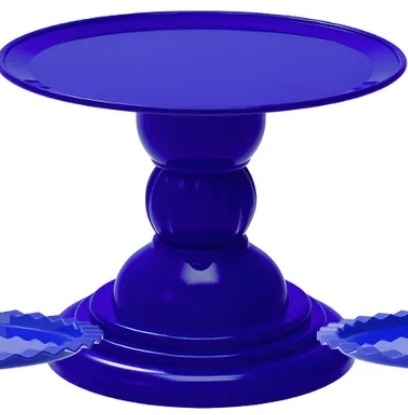 Boleira Royale Modular Azul Royal 22 Cm   - Kecafestas 