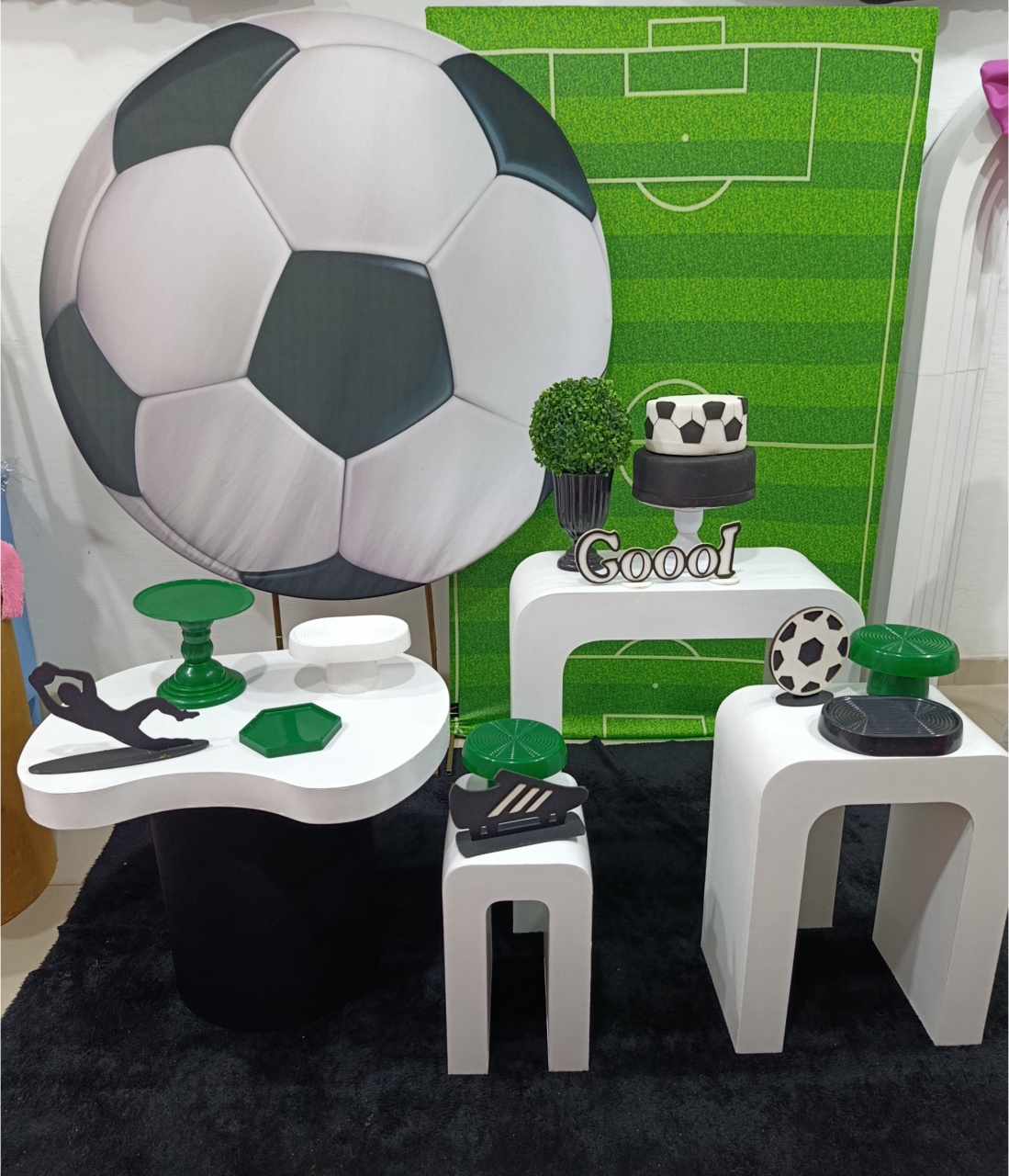 Kit Diamante Campo Futebol - Kecafestas 
