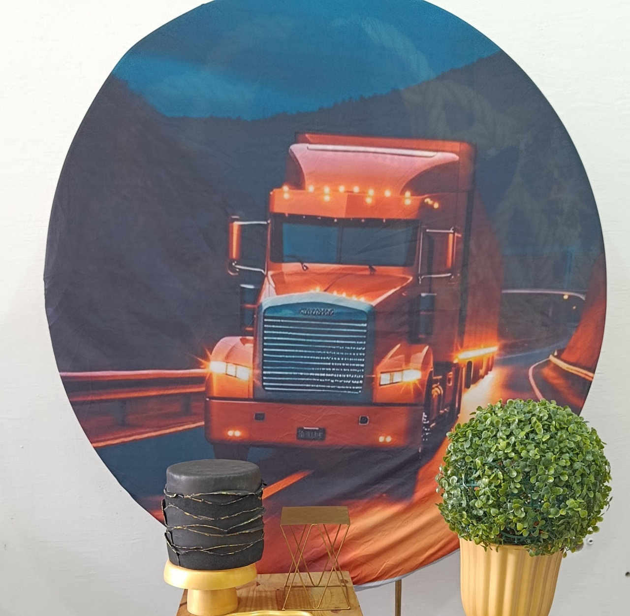 Painel Sublimado Carreta - Kecafestas 