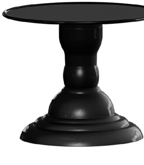 Boleira Royale Modular Preta 22 Cm  - Kecafestas 