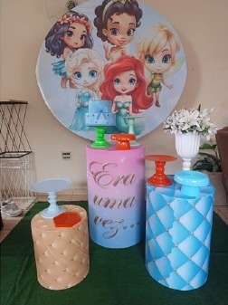 Kit Princesas Baby Basic - Kecafestas 
