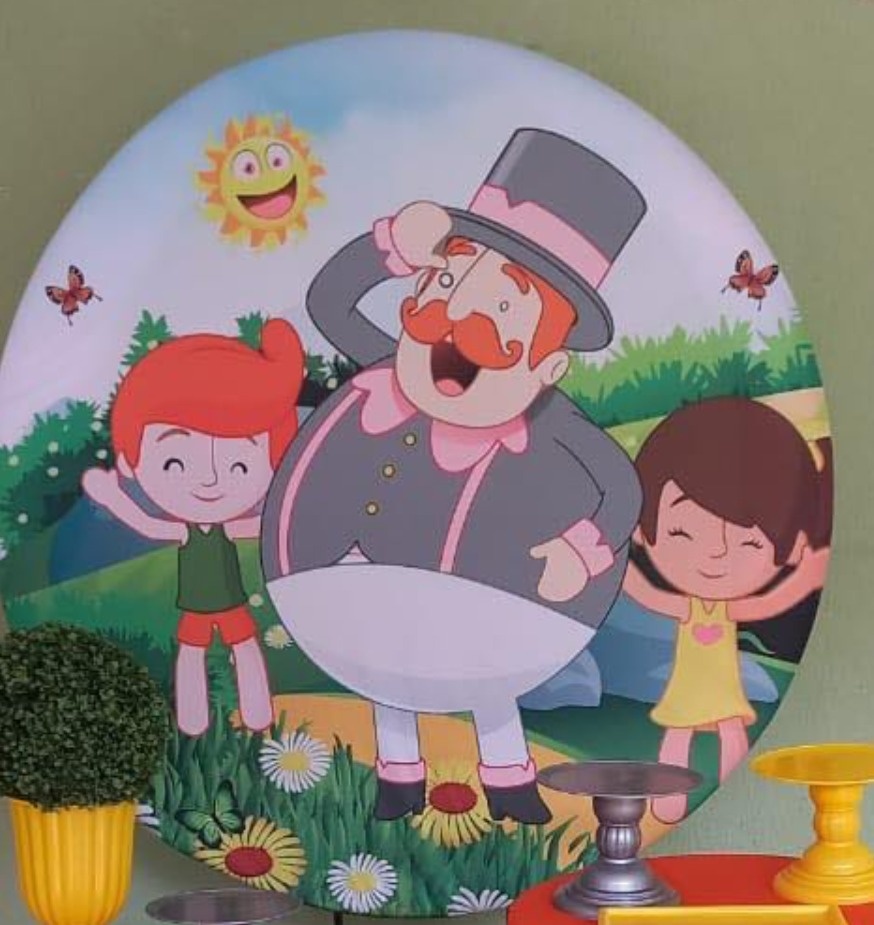 Painel Sublimado Mundo Bita 2 - Kecafestas 