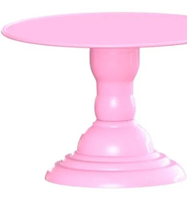 Boleira Royale Modular Rosa Candy 22 Cm  - Kecafestas 