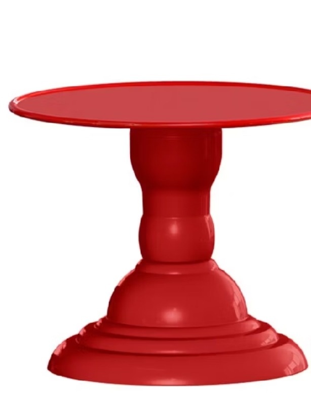 Boleira Royale Modular Vermelha Royal 22 Cm  - Kecafestas 
