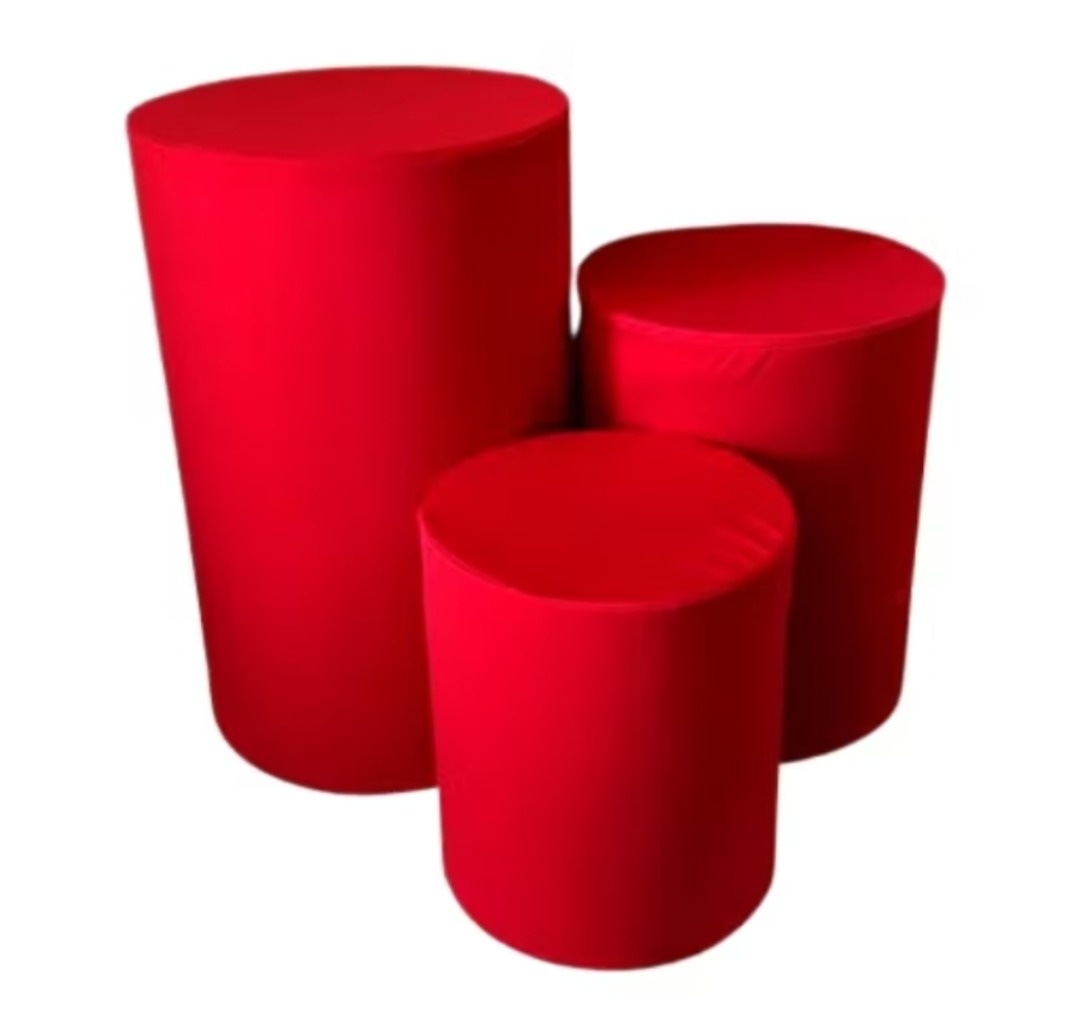 Capa Para Cilindro Vermelho M - Kecafestas 