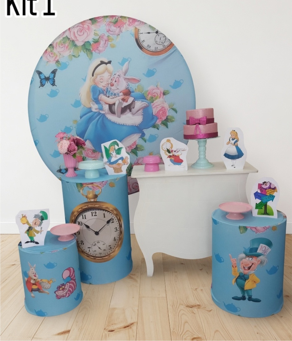 Alice No País das Maravilhas Kit 2 (Cópia 1) - Dcoração de mãe 