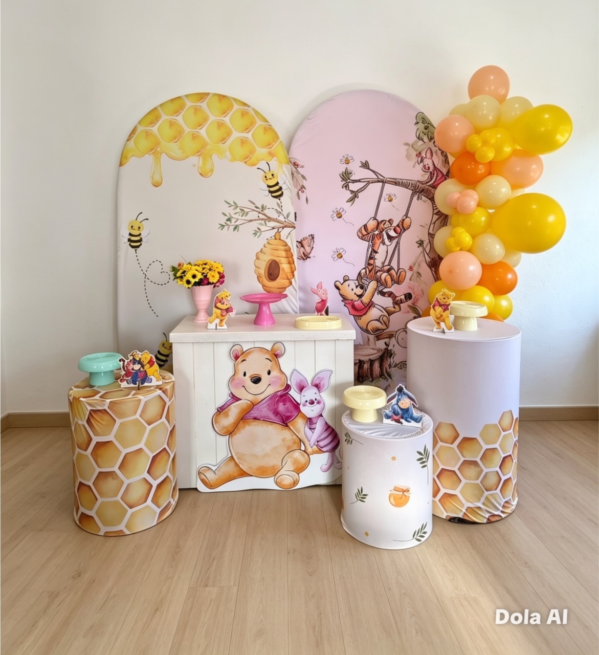 Ursinho Pooh. Composição - Dcoração de mãe 