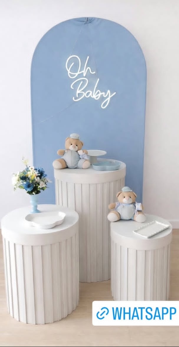 Chá de Bebê Mesa Ripada - Dcoração de mãe 