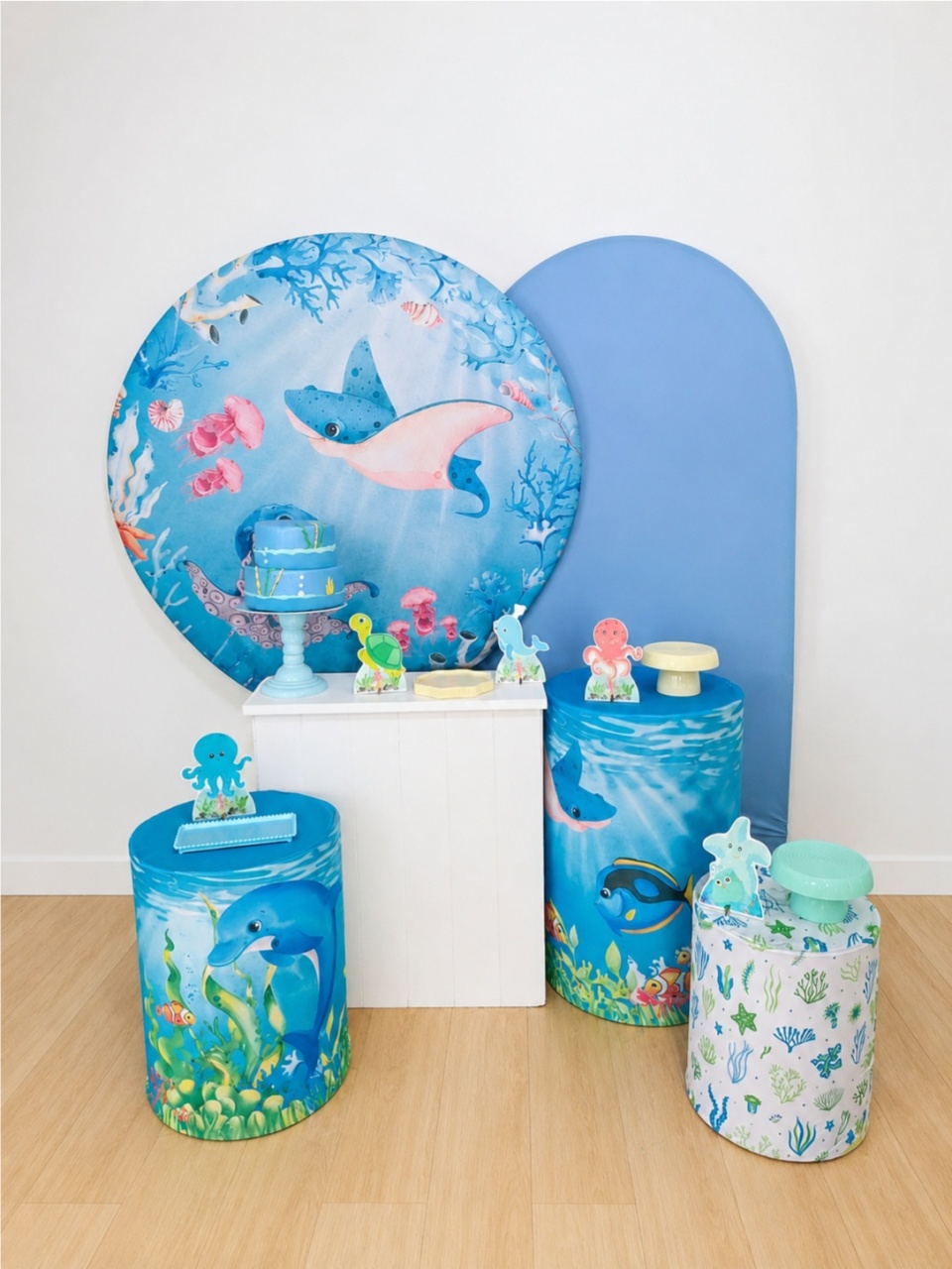 Fundo Do Mar Kit 1 - Dcoração de mãe 