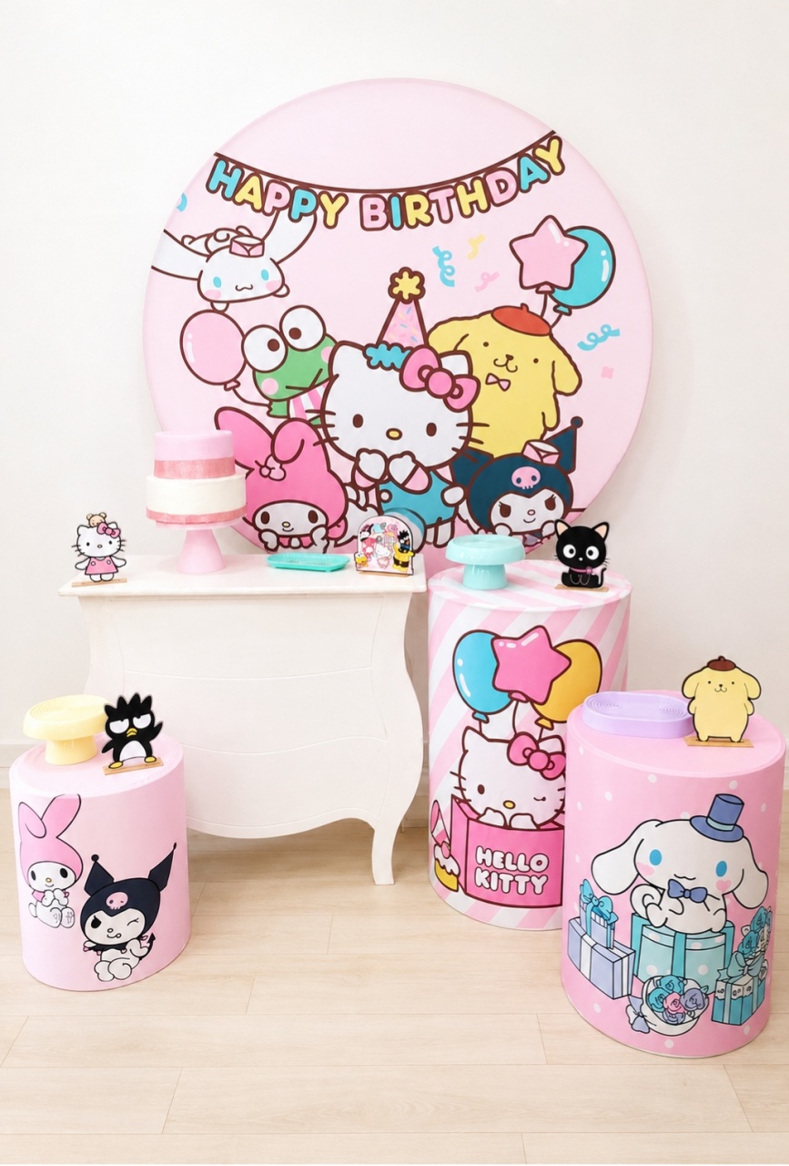 Hello Kitty Turma Kit 2 - Dcoração de mãe 