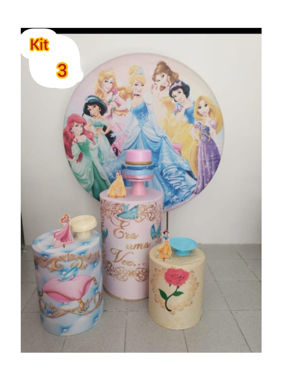 Princesas Kit 3 - Dcoração de mãe 