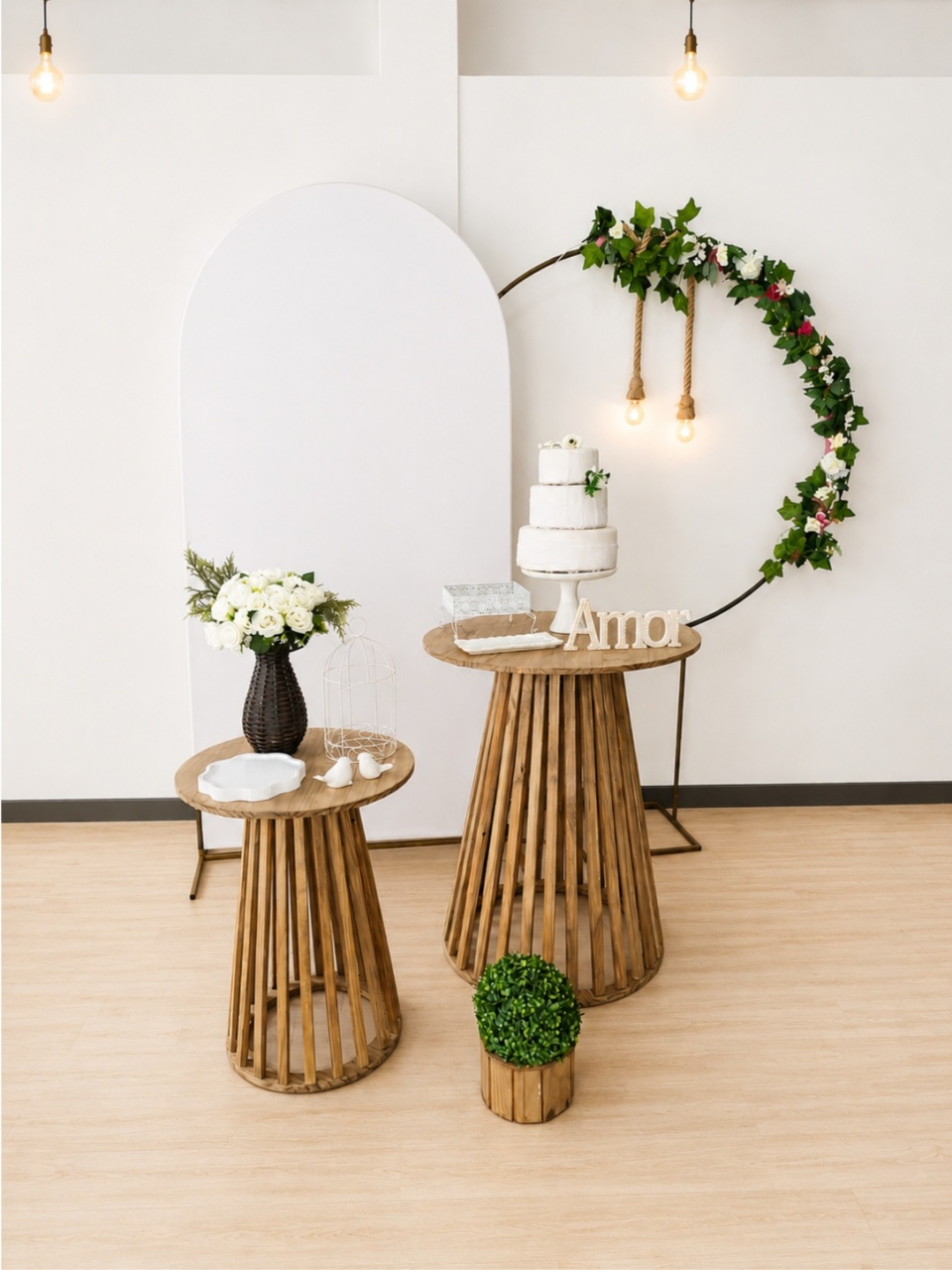 Casamento Mesas Cone 2 - Dcoração de mãe 
