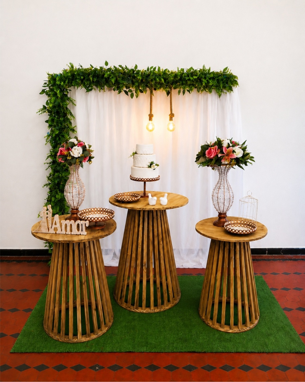 Casamento Com Vual E Folhagem - Dcoração de mãe 