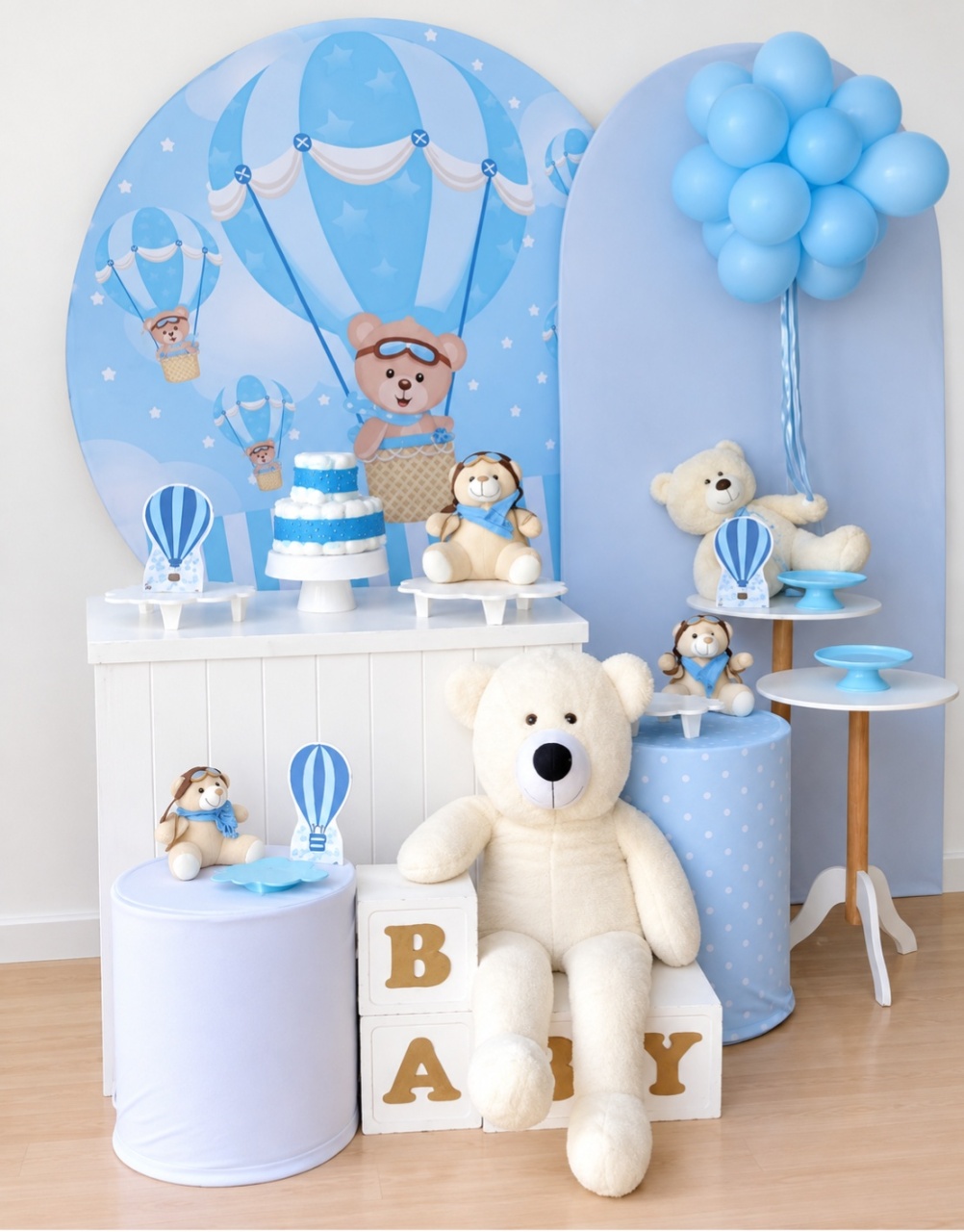 Ursinho Baloeiro Kit 2 (Cópia 1) - Dcoração de mãe 