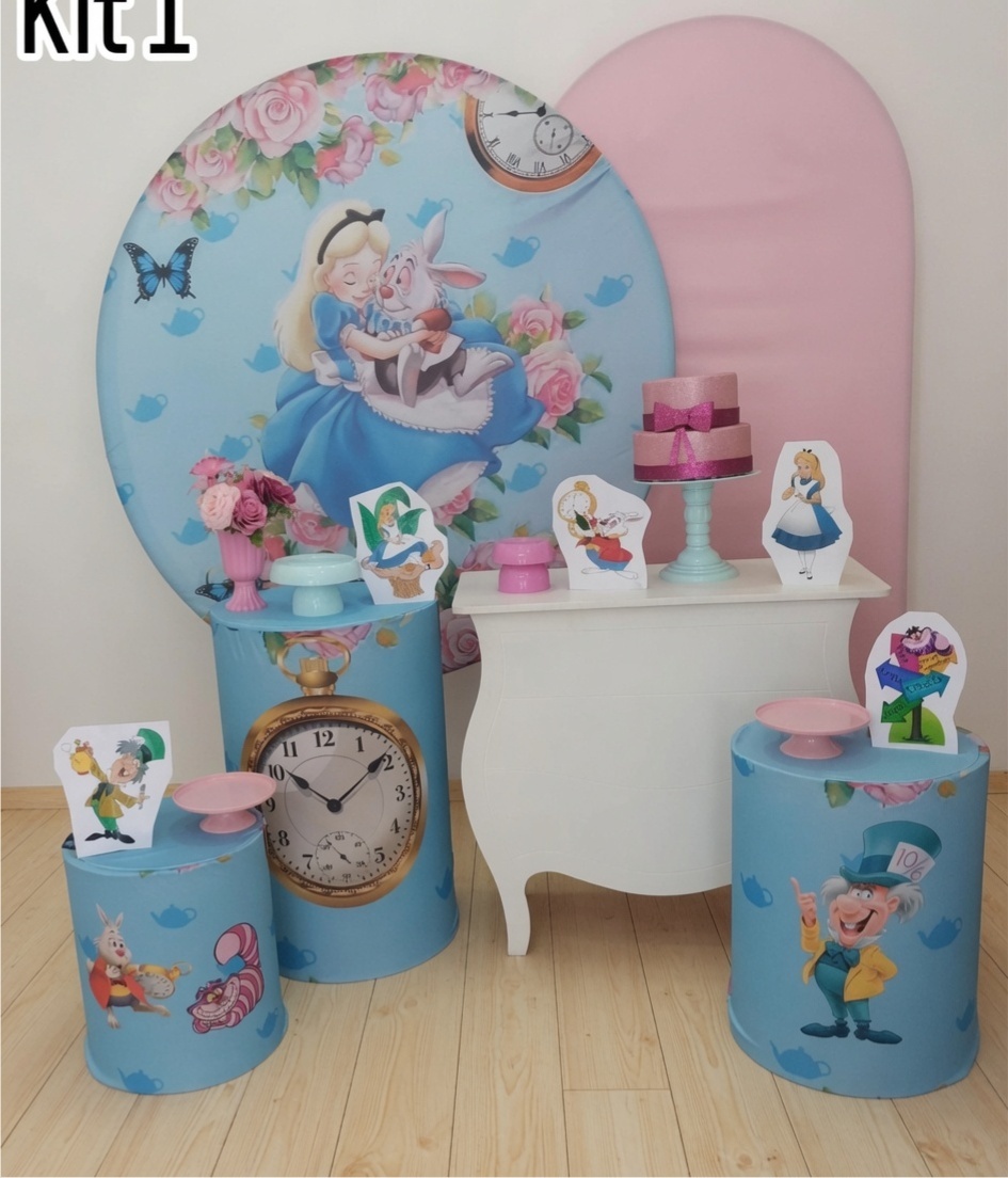 Alice No País das Maravilhas Kit 1 - Dcoração de mãe 