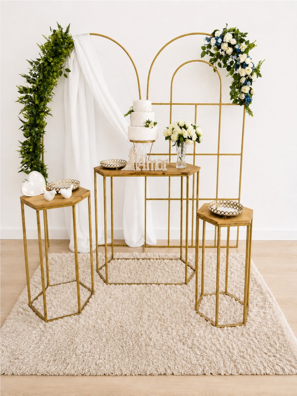 Casamento Kit Sextavada - Dcoração de mãe 