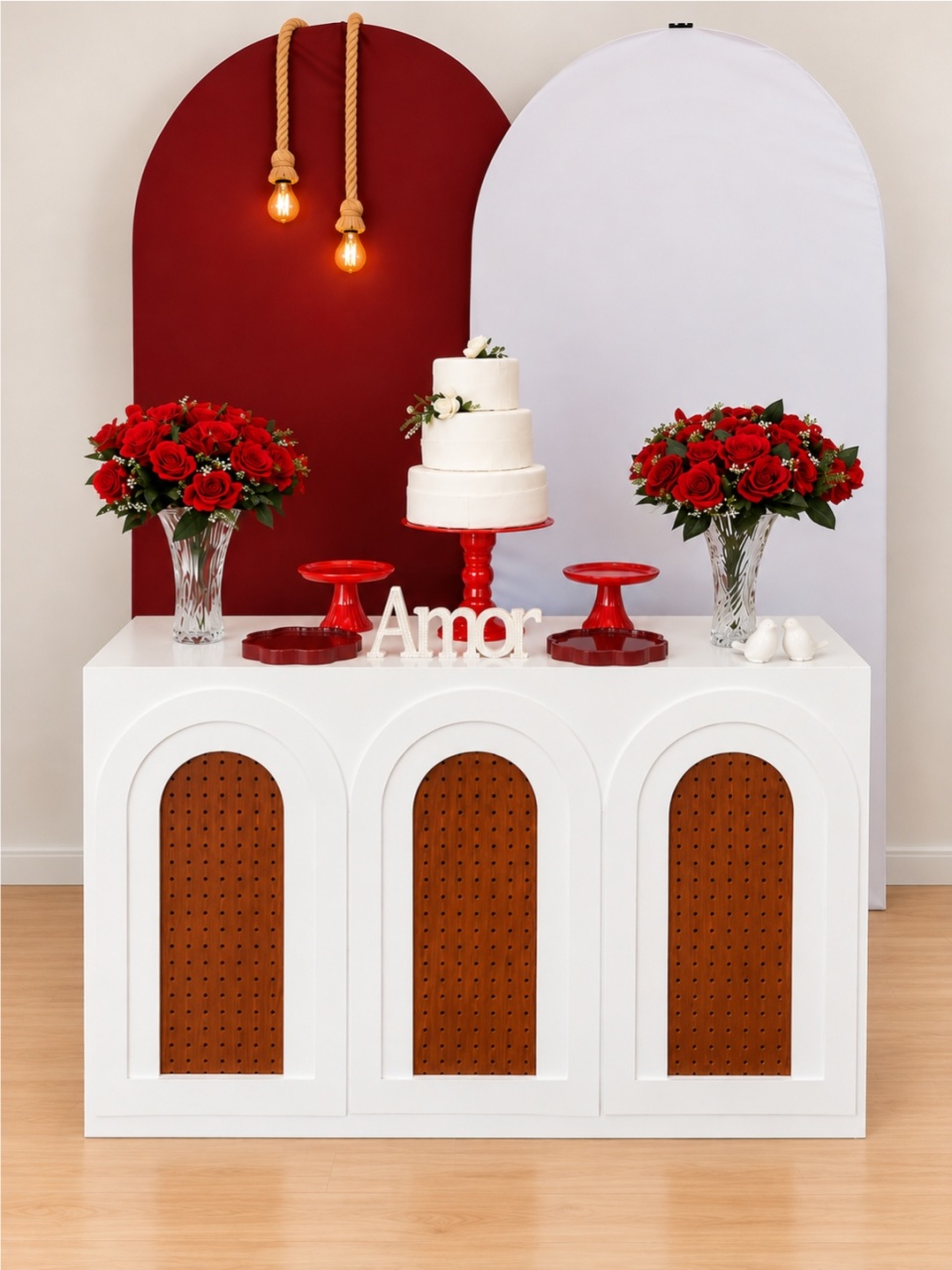 Casamento Marsala E Branco - Dcoração de mãe 
