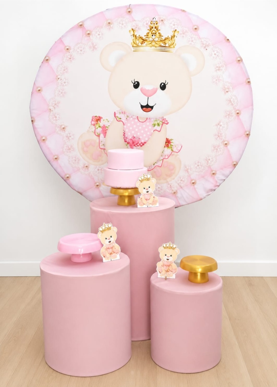Chá de Bebê Ursinha Kit 3 - Dcoração de mãe 