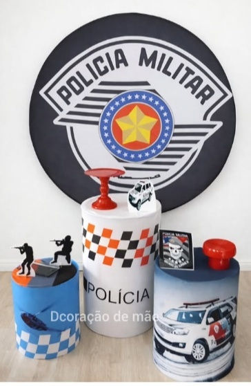 Policia Kit 1 - Dcoração de mãe 