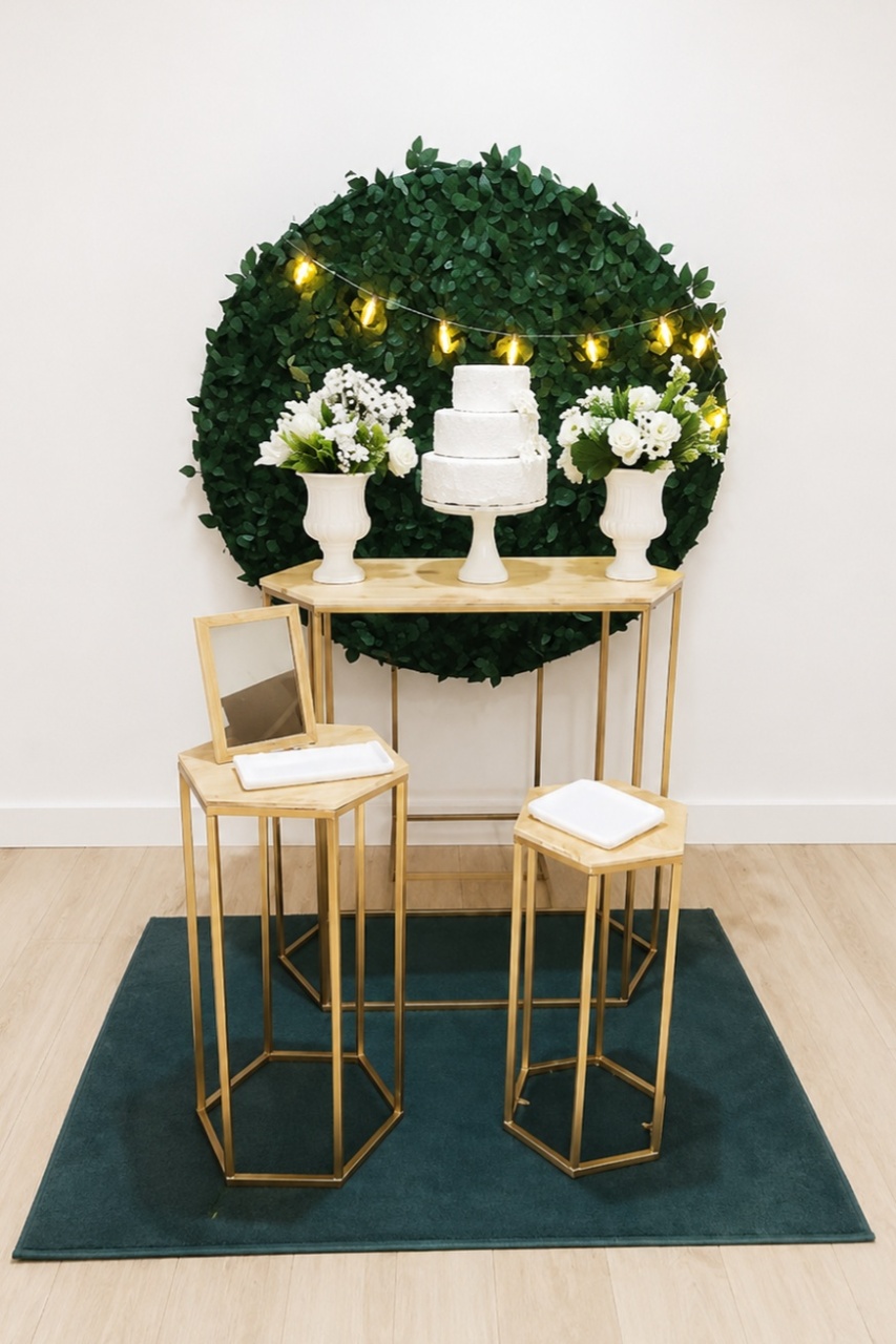 Casamento Mesas Sextavadas - Dcoração de mãe 
