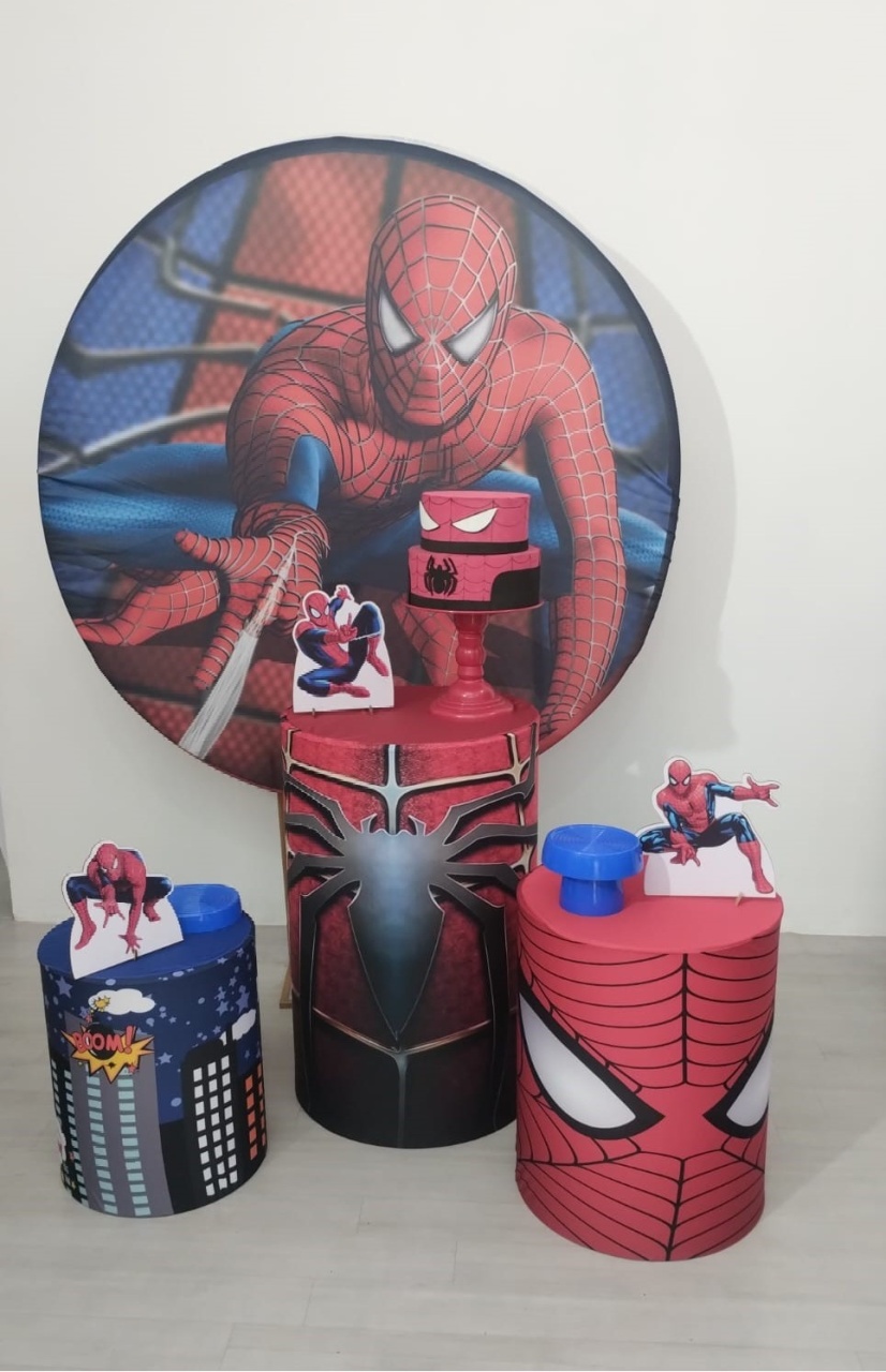 Homem Aranha Kit 3 - Dcoração de mãe 