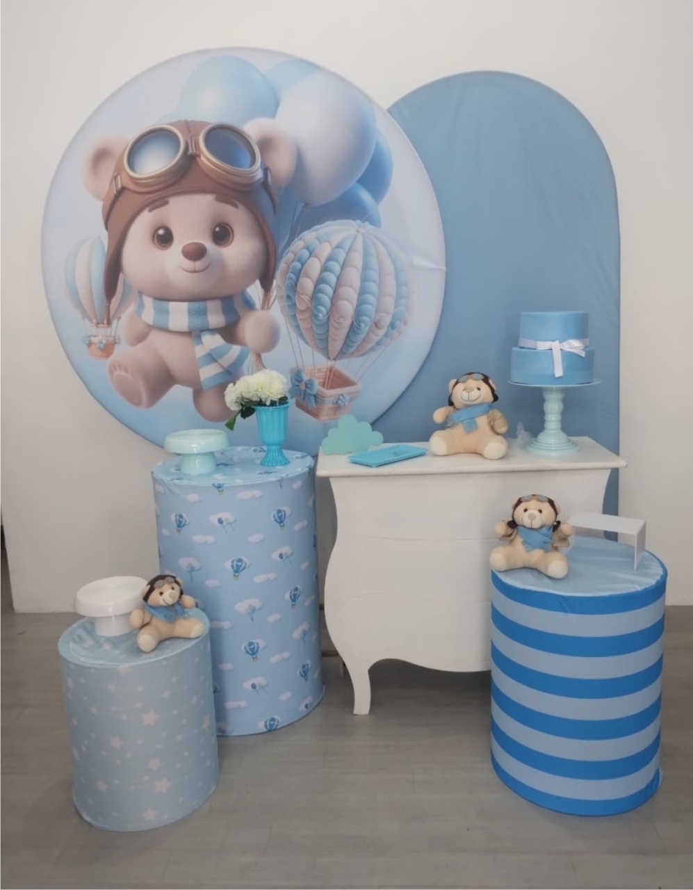 Ursinho Baloeiro Kit 1 - Dcoração de mãe 