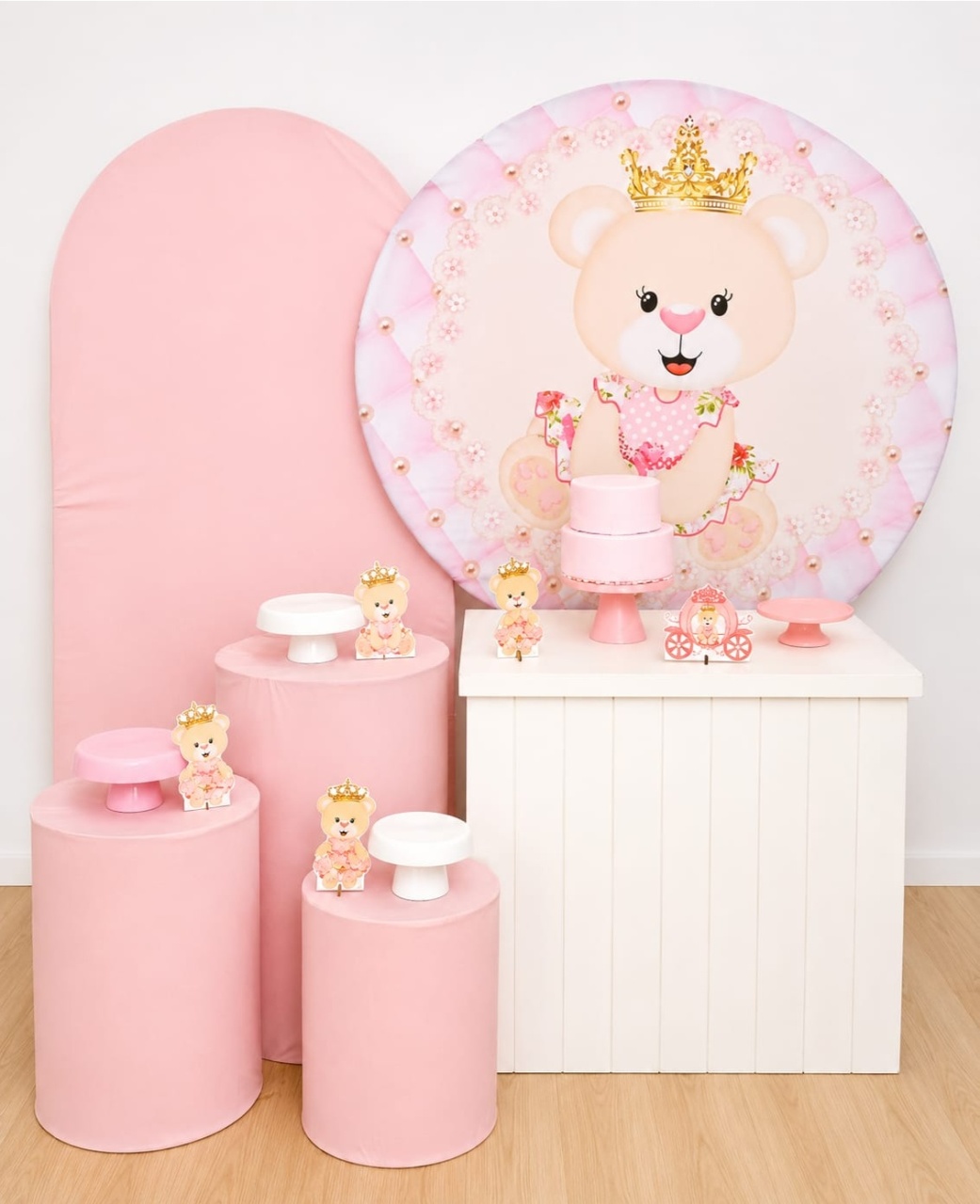 Chá de Bebê Ursinha Kit 1 - Dcoração de mãe 