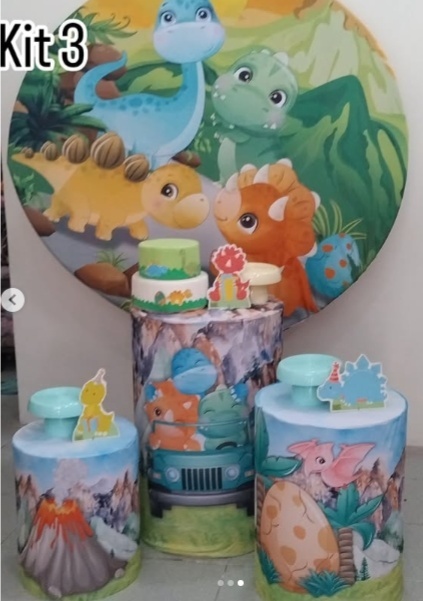 Dino Baby Kit 3 - Dcoração de mãe 