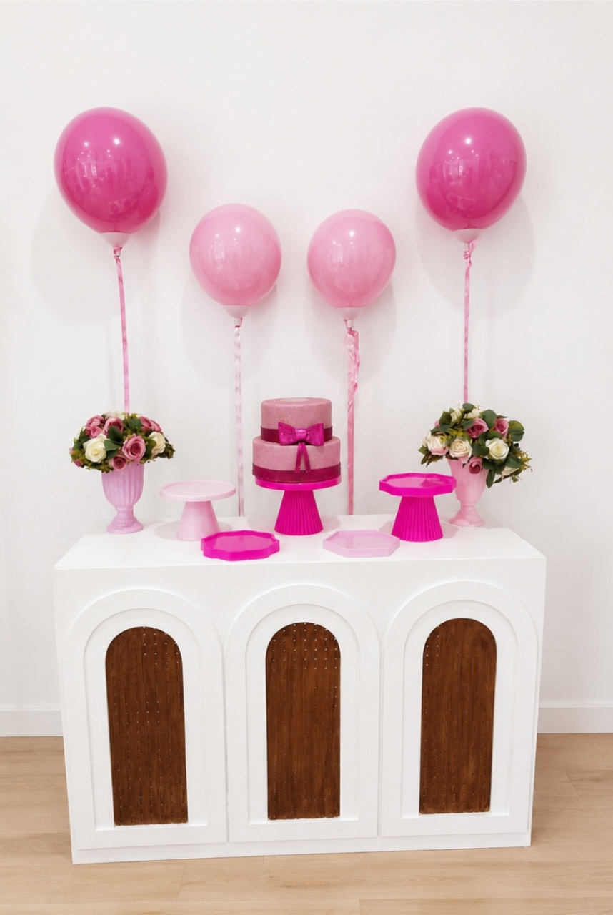 Kit Boiseri Rosa - Dcoração de mãe 