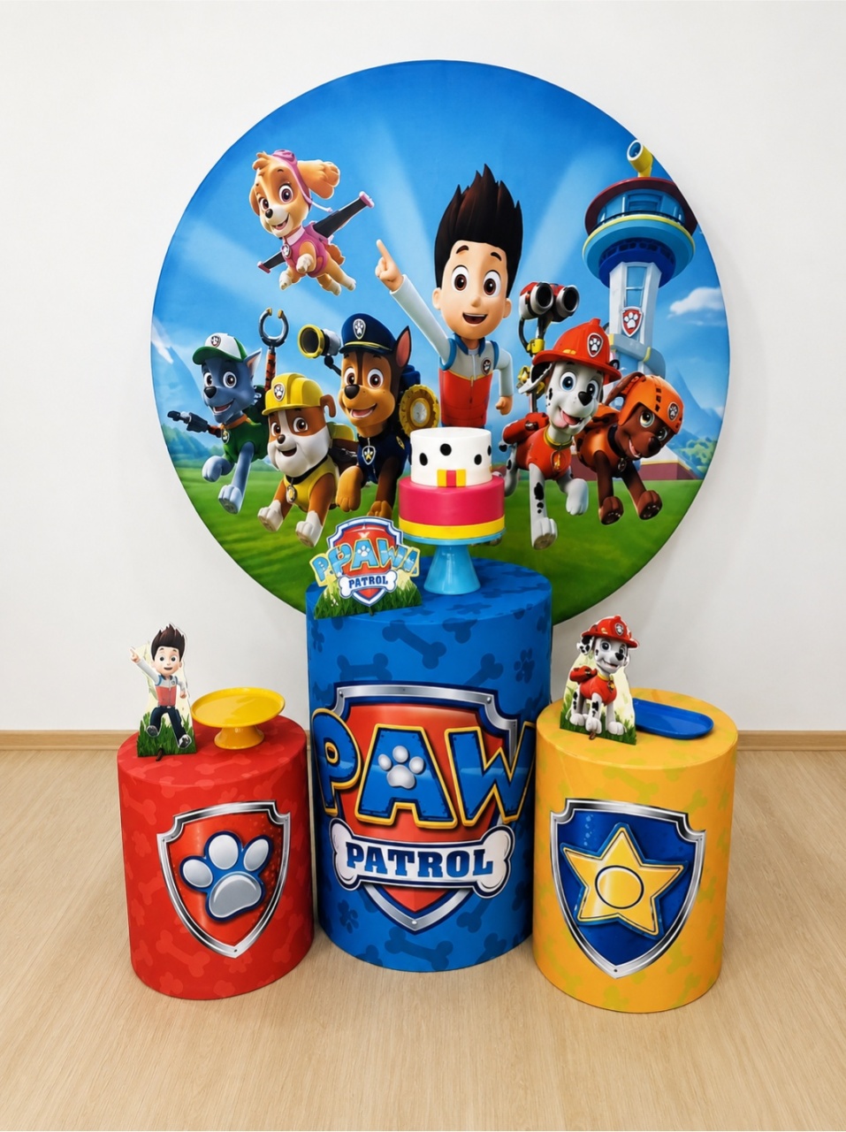 Patrulha Canina Kit 3 - Dcoração de mãe 