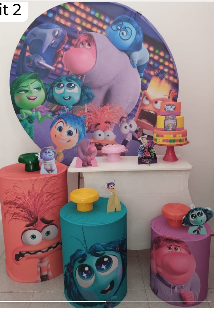 Divertidamente  Kit 2 - Dcoração de mãe 