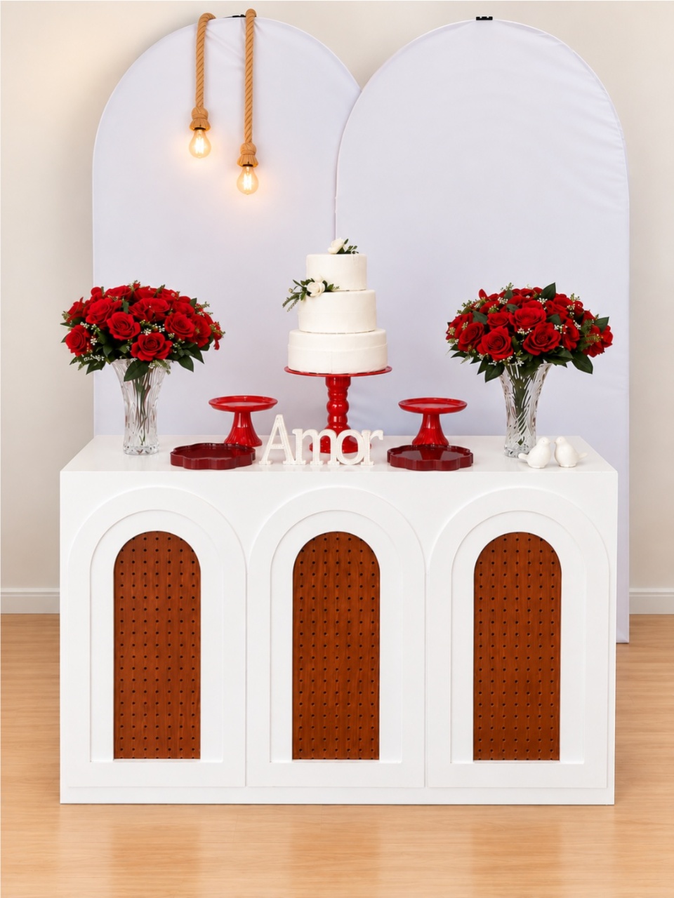 Casamento Vermelho - Dcoração de mãe 