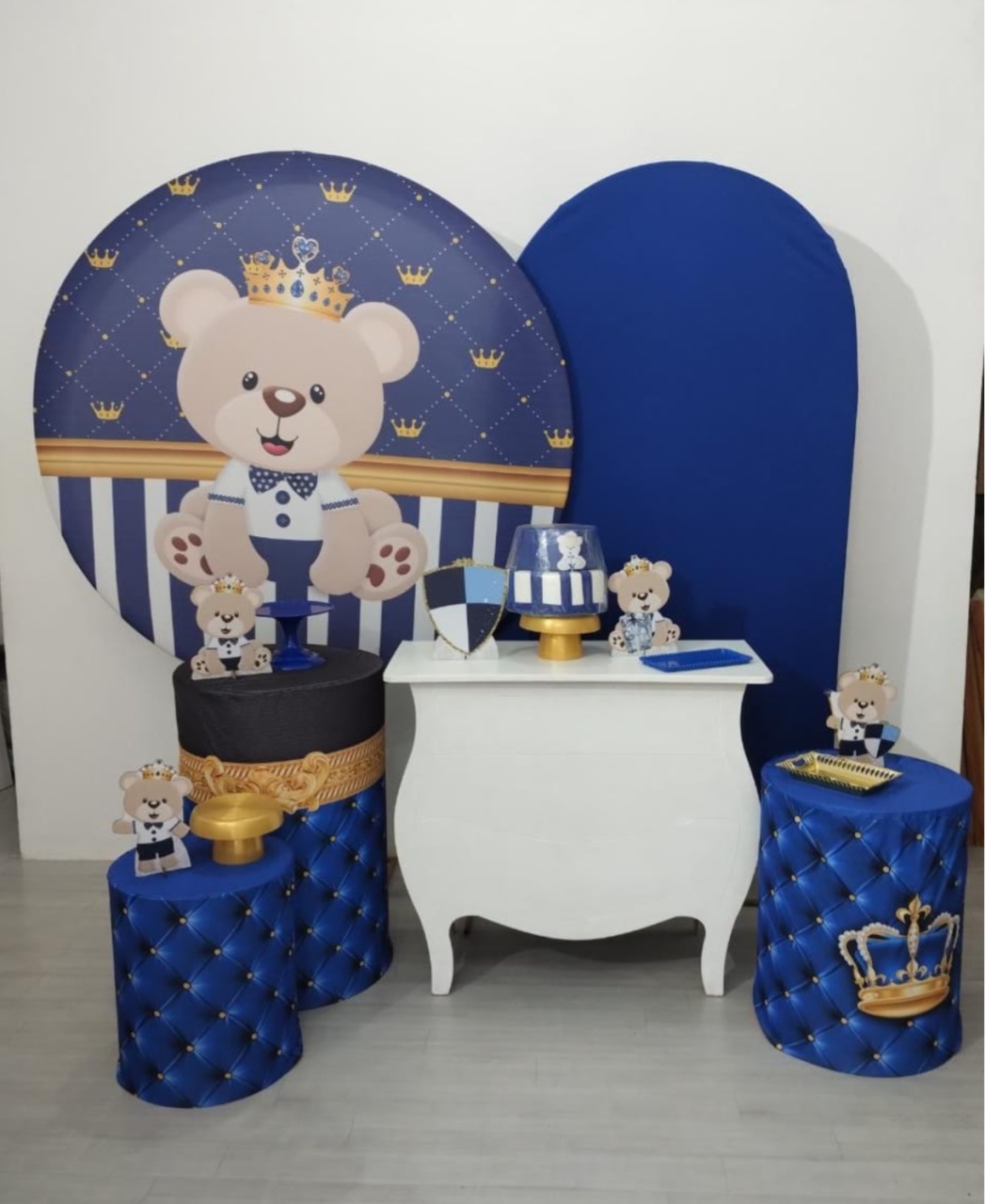 Ursinho Príncipe Kit 1 - Dcoração de mãe 