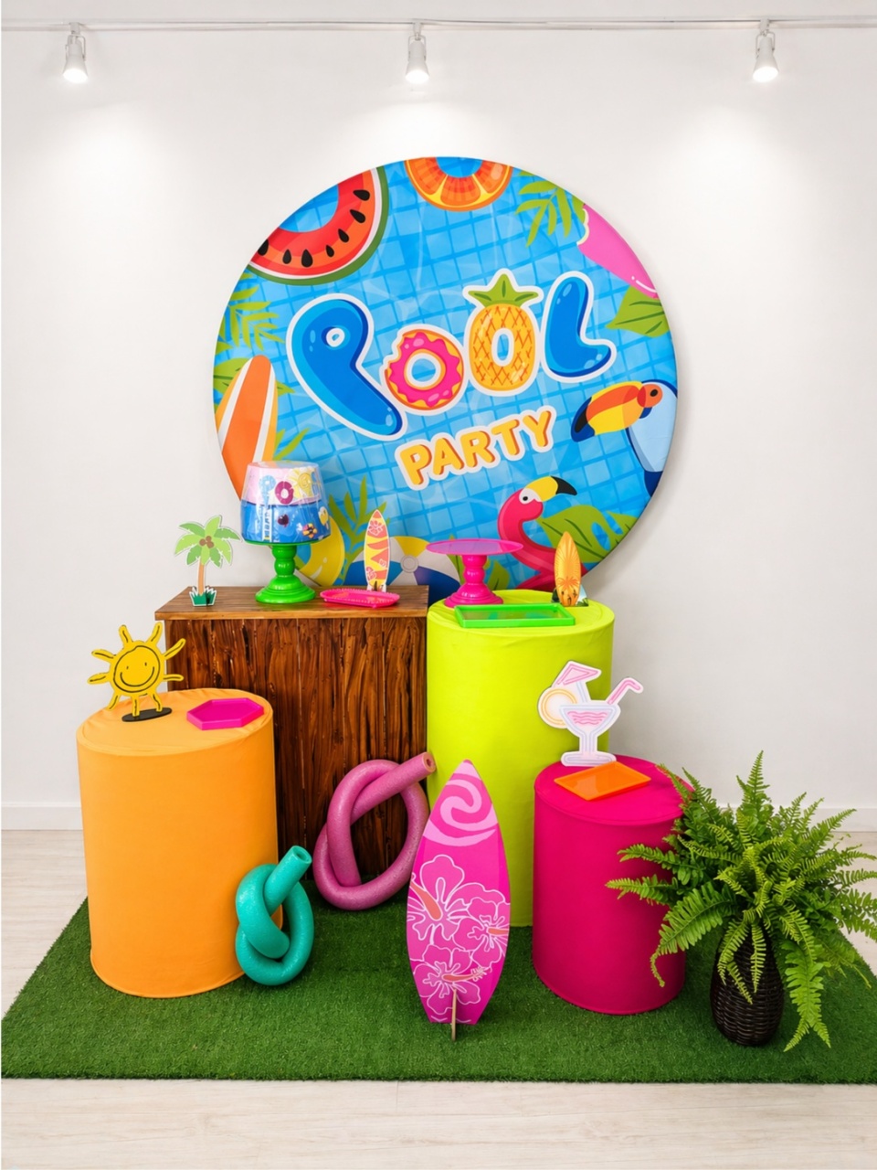 Poll Party Kit Ouro  - Dcoração de mãe 