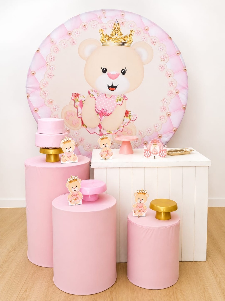Chá de Bebê Ursinha Kit 2 - Dcoração de mãe 