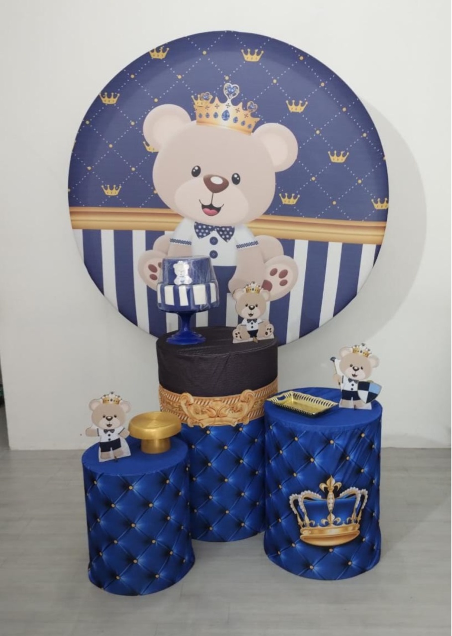 Ursinho Príncipe Kit 3 - Dcoração de mãe 