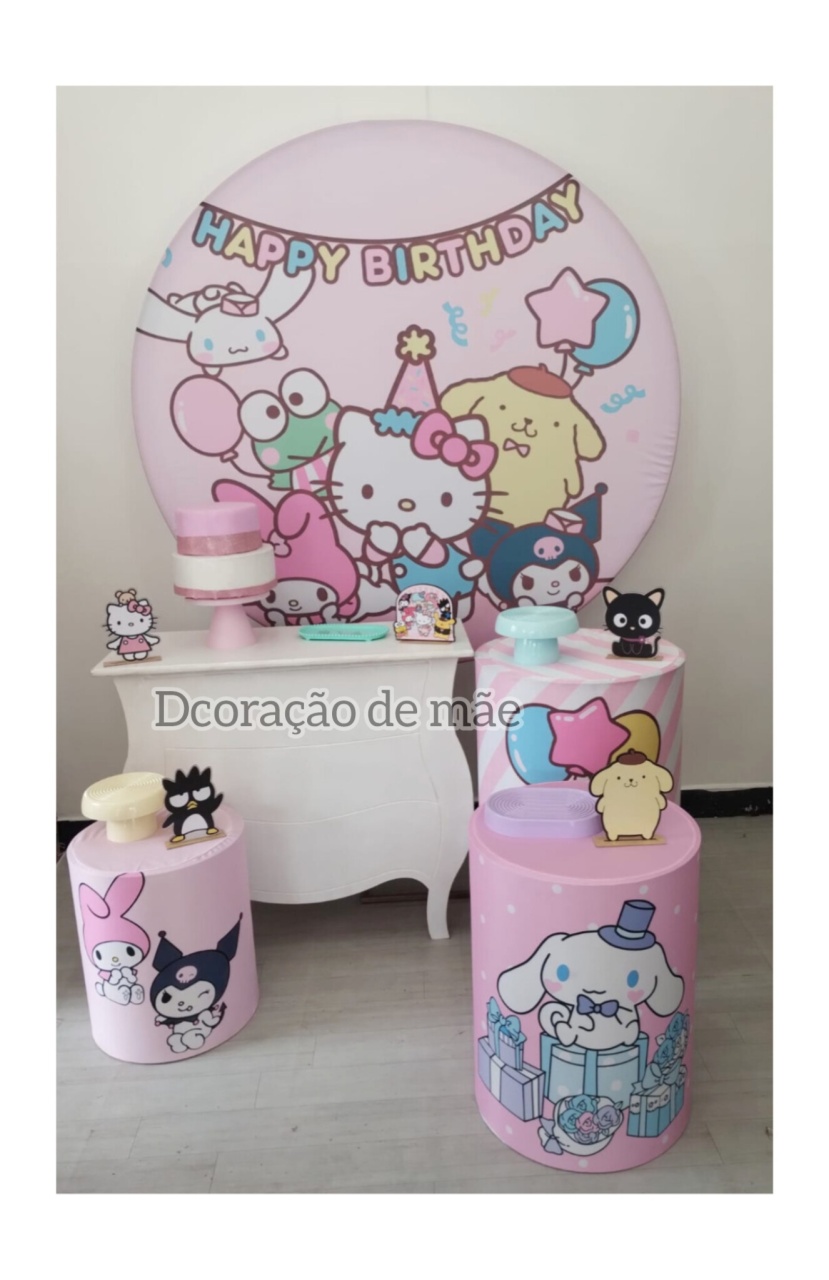Hello Kitty Turma Kit 2 - Dcoração de mãe 