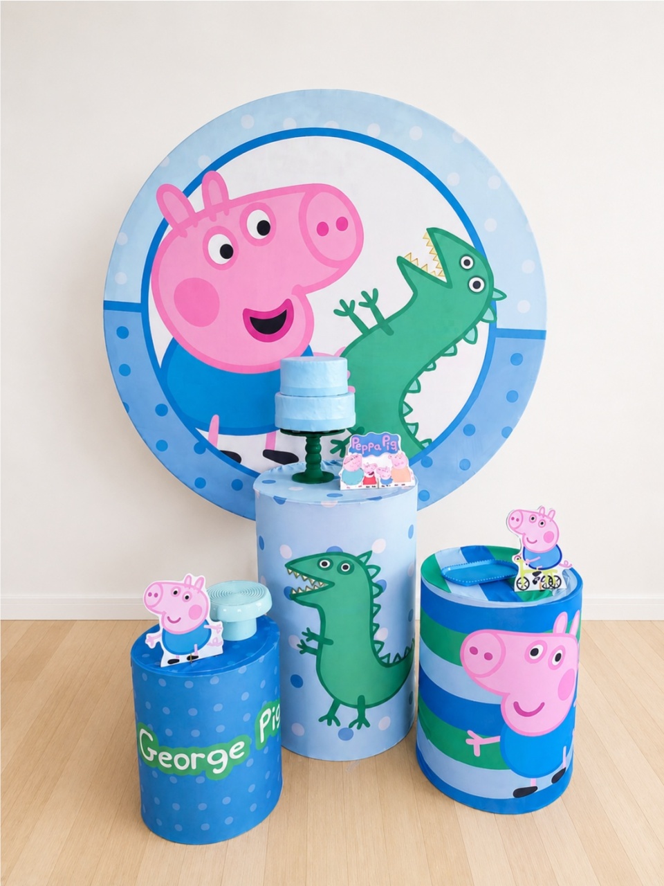 George Pig Kit 3 - Dcoração de mãe 