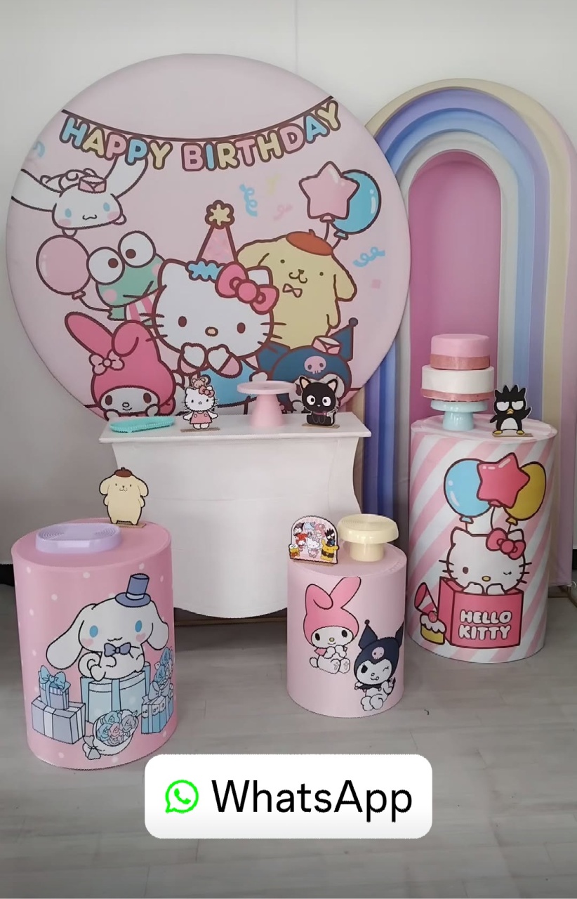 Hello Kitty Turma Kit 1 - Dcoração de mãe 