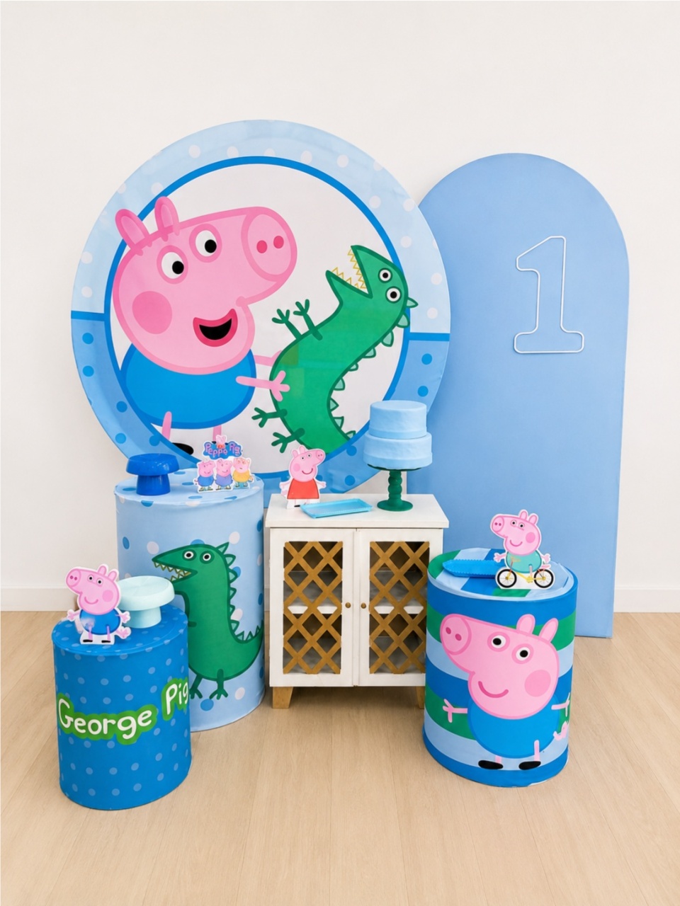 George Pig Kit 1 - Dcoração de mãe 