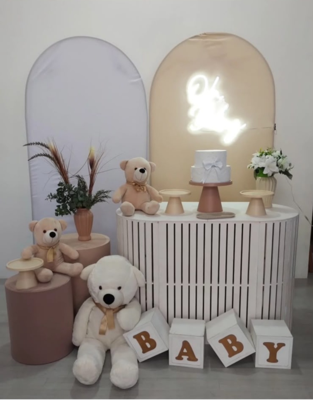 Chá de Bebê Com Cômoda Ripada - Dcoração de mãe 