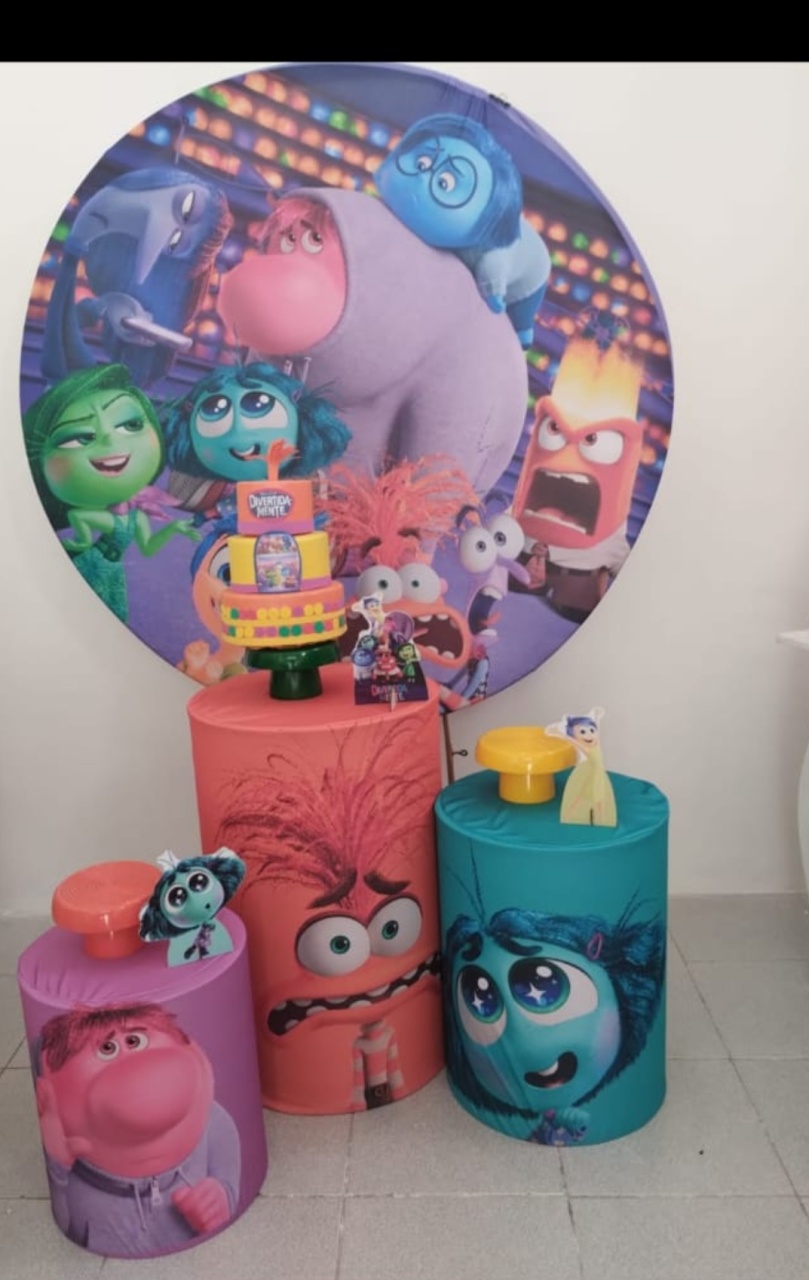 Divertidamente  Kit 3 - Dcoração de mãe 