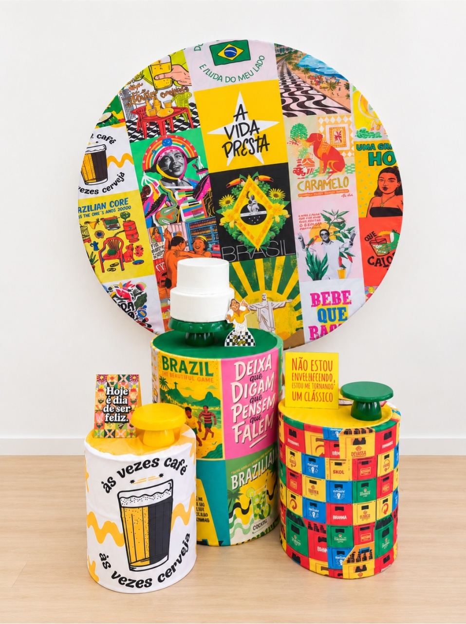 Brasilidade Kit 3 - Dcoração de mãe 