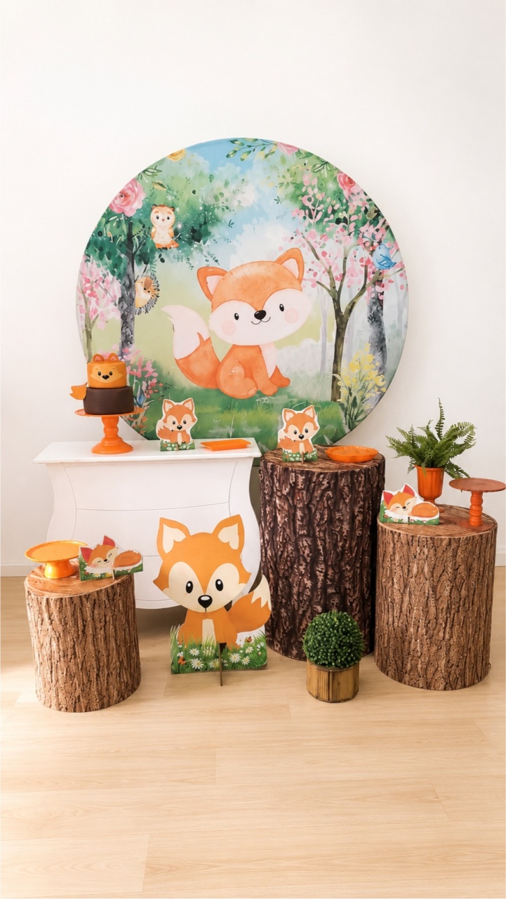 Raposinha Kit 2 - Dcoração de mãe 