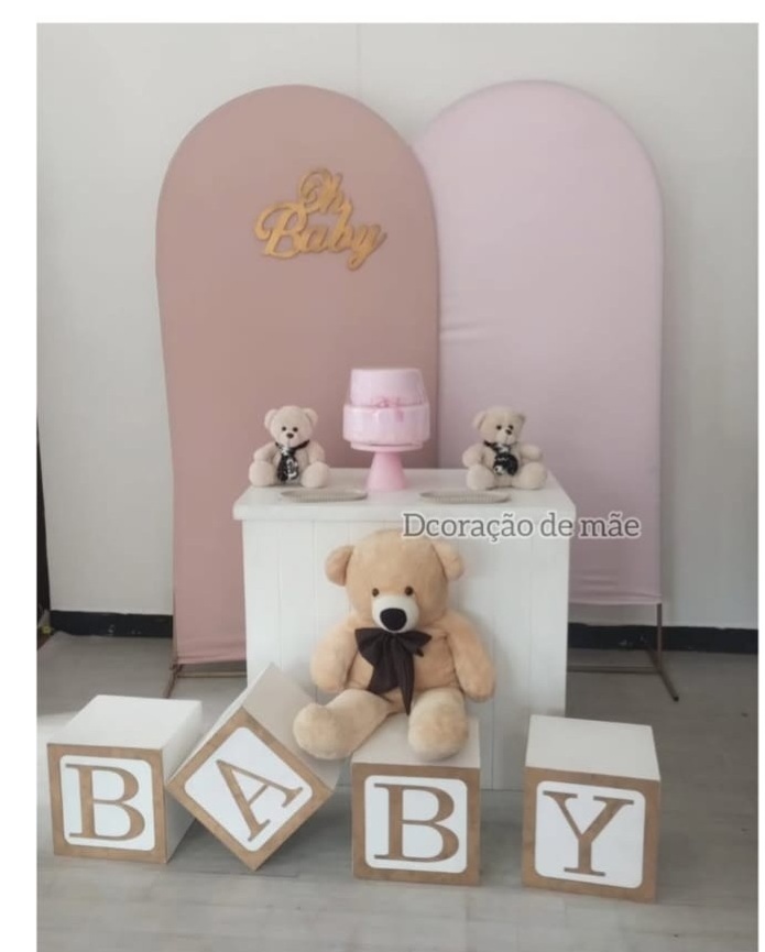 Chá de Bebê Rosa Duplo. - Dcoração de mãe 