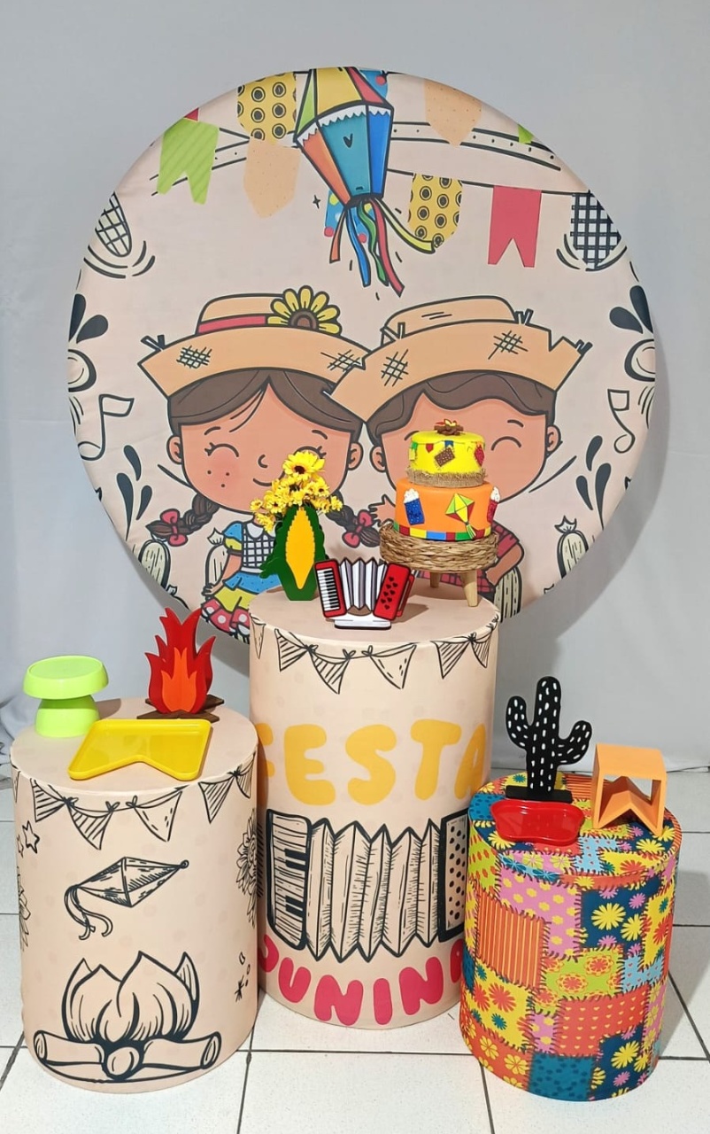 Coleção Pocket Junina -  Casal Caipira - CamaleãoLocaçoes