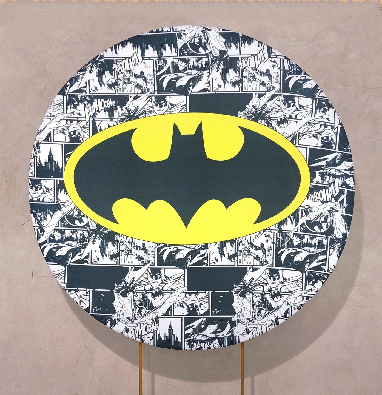 Capa P/ Painel Circular  -  Batman - Vanessalocações