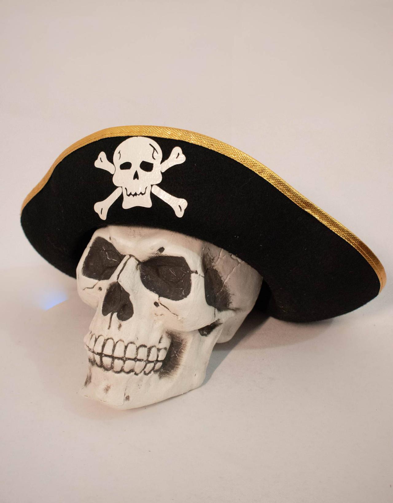 Caveira / Chapeu - Plastico - Vanessalocações